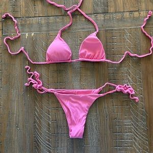 Pink bikini